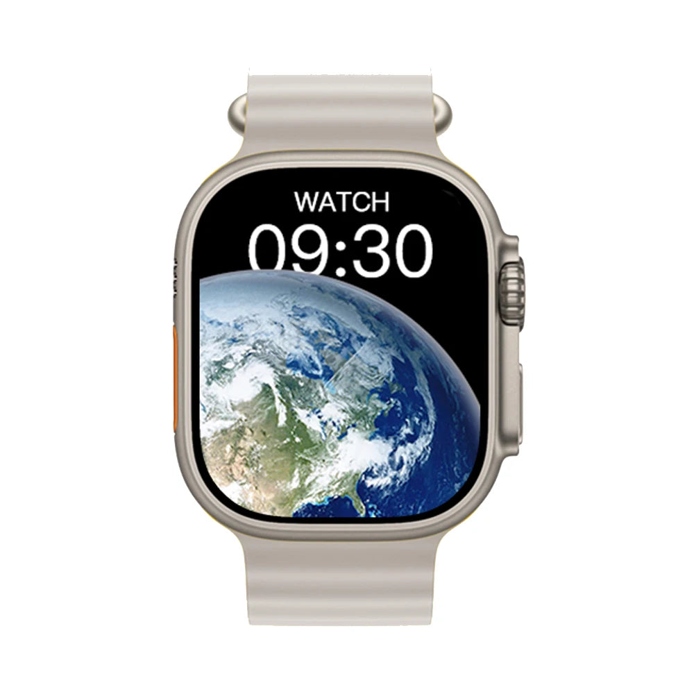 Relógio inteligente masculino T800 Ultra com tela AMOLED de 49 mm e NFC Comp