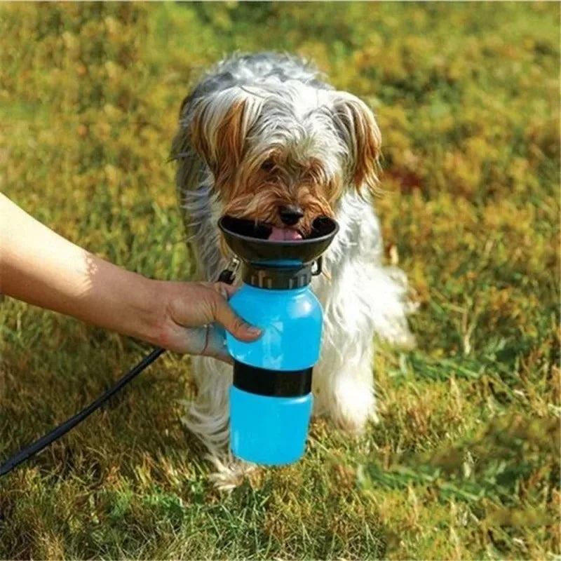Garrafa de água 500ml portátil para animais de estimação