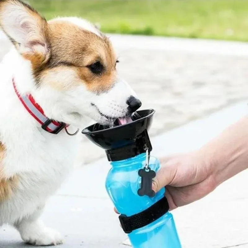 Garrafa de água 500ml portátil para animais de estimação